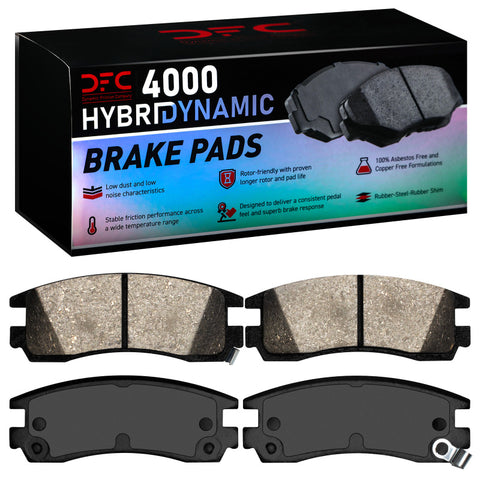 DFC 95-10 Volkswagen Derby (Mexico) Rear/Front 4000 Hybridynamic Brake Pads - 4000-0698-00
