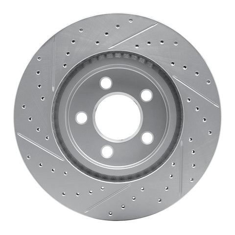 R1 07-12 Mazda Cx-7 Front Right Drilled & Slotted Geo-Carbon Rotor - 830-80066R