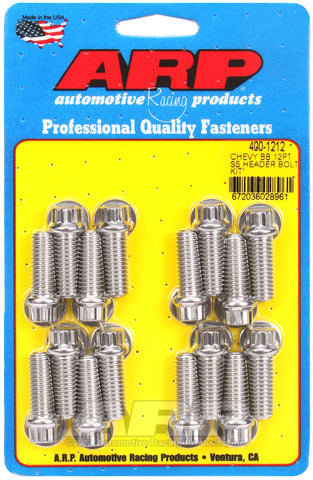 ARP BB Chevy 12pt Header Bolt Kit - 400-1212