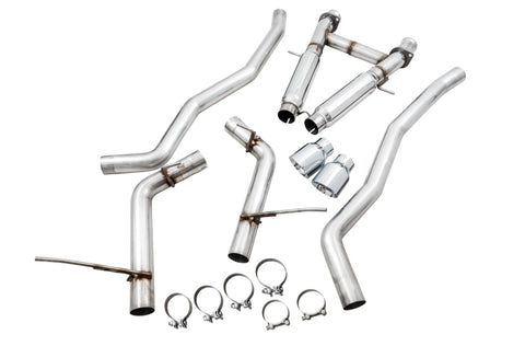 AWE Tuning 2020 Jeep Grand Cherokee SRT Track Edition Exhaust - Chrome Silver Tips - 3020-32061