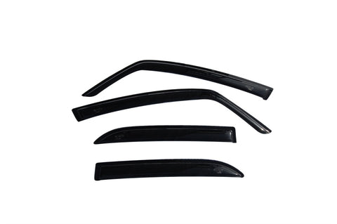 AVS 08-10 Suzuki SX4 Hatch Ventvisor Outside Mount Window Deflectors 4pc - Smoke - 94085