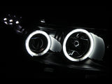 ANZO 2008-2010 Scion Xb Projector Headlights w/ Halo Black - 121280
