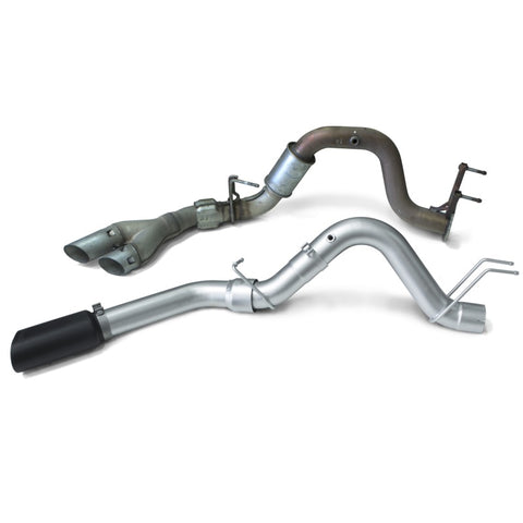 Banks Power 17-19 Ford 6.7L F250/350/450 4in Monster Exhaust System - Single Exit w/ Chrome Tip - 49794