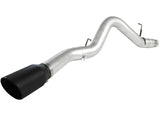 aFe Atlas Exhaust 5in DPF-Back Al Steel 11-13 GM Diesel Trucks V8-6.6L (td) LML (Blk Tip) - 49-04041-B