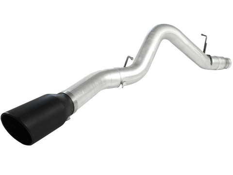 aFe Atlas Exhaust 5in DPF-Back Al Steel 11-13 GM Diesel Trucks V8-6.6L (td) LML (Blk Tip) - 49-04041-B
