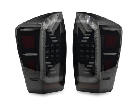 Raxiom 16-23 Toyota Tacoma LED Tail Lights- Black Housing- Clear Lens - TT15696