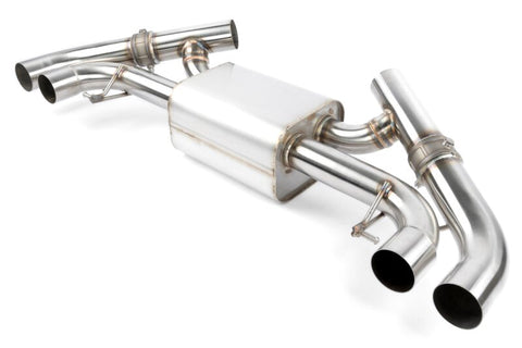 Dinan 23-26 BMW M240i/M240i xDrive (G42) Valved Axleback Exhaust System - Black Tips - D660-0098-BLK