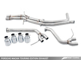 AWE Tuning Porsche Macan Touring Edition Exhaust System - Diamond Black 102mm Tips - 3015-43072