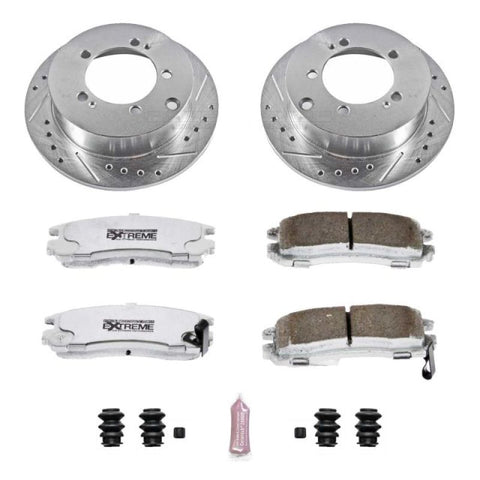 Power Stop 95-05 Chrysler Sebring Rear Z26 Street Warrior Brake Kit - K1203-26