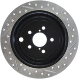 StopTech 08-10 Impreza WRX (Exc STi)/08-10 Impreza Coupe/Sedan Slotted & Drilled Right Rear Rotor - 127.47029R