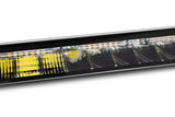 Go Rhino Xplor Blackout Combo Series Sgl Row LED Light Bar w/Amber (Side/Track Mount) 39.5in. - Blk - 754004012CSS