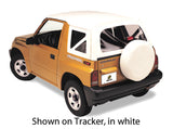 Bestop 89-94 Tracker/Sidekick Replace A-Top (White Denim Clear Windows No Door Skins Included) - 51362-52