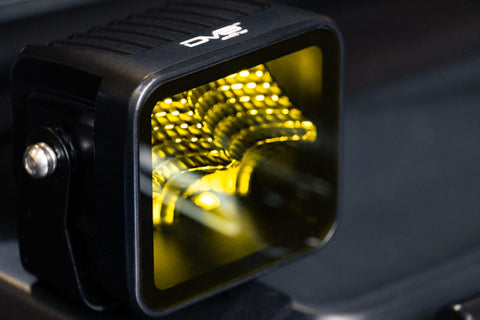 DV8 Offroad 3in Elite Series LED Amber Pod Light - BE3EW40W-A