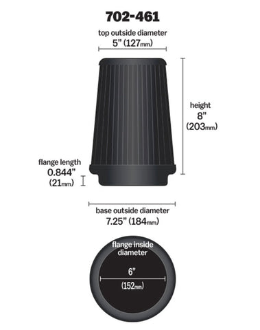 Airaid Kit Replacement Filter - 702-461