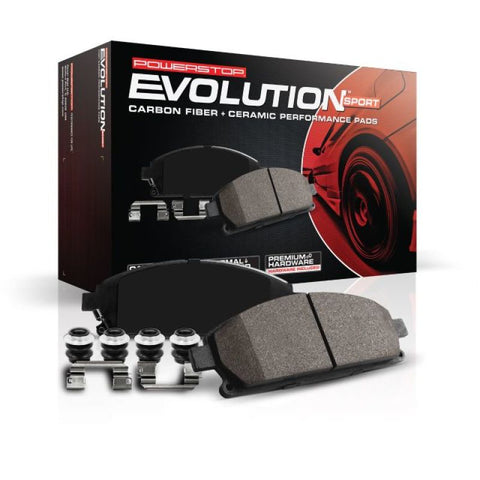 Power Stop 14-15 Mitsubishi Mirage Front Z23 Evolution Sport Brake Pads w/Hardware - Z23-1731