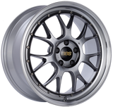 BBS LM-R 19x8.5 5x112 ET38 Diamond Black Center Diamond Cut Lip Wheel -82mm PFS/Clip Required - LM322DBPK