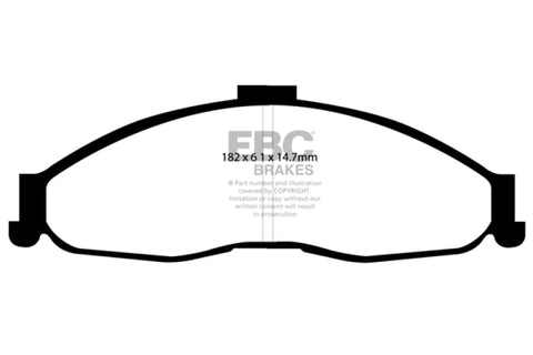 EBC 98-02 Chevrolet Camaro (4th Gen) 3.8 Redstuff Front Brake Pads - DP31239C