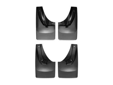 WeatherTech 2014+ Dodge Ram 2500/3500 (Vehicles w/o Fender Flares) No Drill Mudflaps - Black - 110045-120024