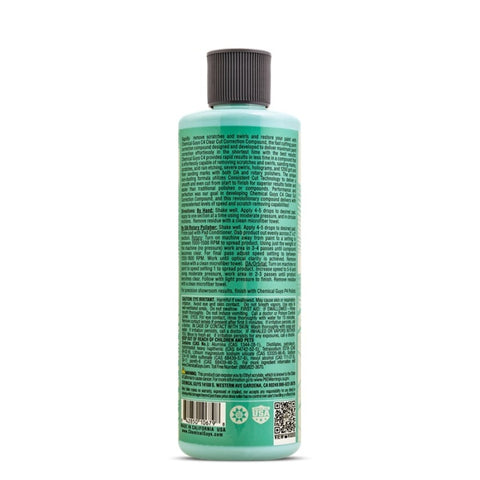 Chemical Guys C4 Clear Cut Correction Compound - 16oz - GAP11616