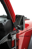 Bestop 87-95 Jeep Wrangler YJ / 97-06 Wrangler TJ Door Mirror Set (Chrome Cast Aluminum) - 51262-00
