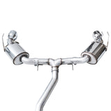 AWE Tuning 22+ Honda Civic Si/Acura Integra Touring Edition Catback Exhaust - Dual Chrome Silver Tip - 3015-32331