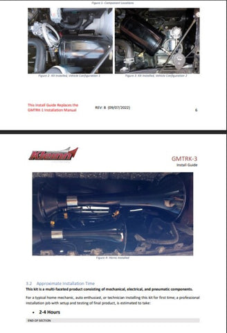 Kleinn 07-18 Chevrolet Silverado Avalanche Onboard Air System w/220 Horns - GMTRK-3