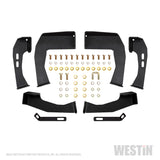 Westin 04-13 Chevy Silverado 1500 Crew Cab HDX Stainless Drop Nerf Step Bars - Textured Black - 56-119552