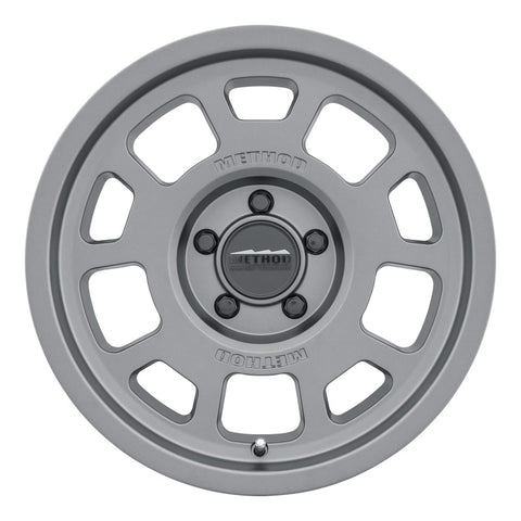 Method MR705 17x8.5 0mm Offset 5x150 110.5mm CB Titanium Wheel - MR70578558800