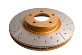 DBA 04-13 Mazda 3 2.3L/2.5L Front Drilled & Slotted Street Series Rotor - DBA2956X