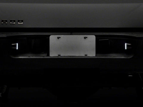 Raxiom 01-13 Chevrolet Silverado/GMC Sierra 1500 Axial Series LED License Plate Lamps- Smoked - S122507