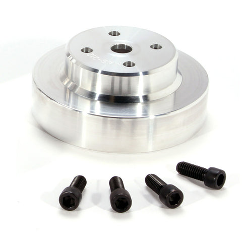BBK 86-93 Mustang 5.0 Underdrive Pulley Kit - Lightweight CNC Billet Aluminum (3pc) - 1553