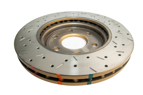 DBA 05-07 Nissan Frontier 4.0L 2WD/4WD Front Drilled & Slotted 4000 Series Rotor - 42310XS