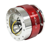 NRG Quick Release - Silver Body/ Red Chrome Ring - SRK-100RD