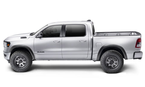 Bushwacker 19-22 Ram 1500 (Excl. Rebel/TRX) 67.4 & 76.3in Bed Extend-A-Fender Flares 2pc FR - Blk - 50055-02