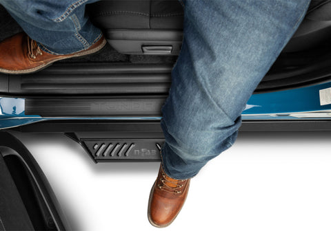 N-Fab 2022 Nissan Frontier CC (All Beds) Predator PRO Step System - Cab Length - Tex. Black - PRN2273CC-TX