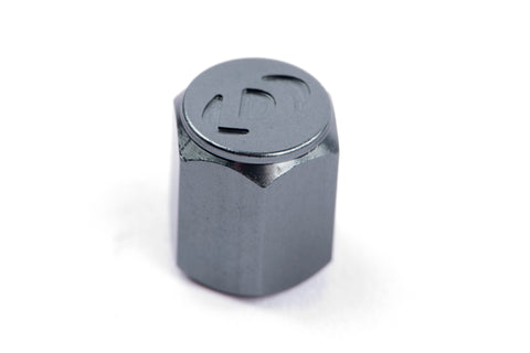 Dinan Valve Stem Caps - Gunmetal (Set of 4) - D757-0009