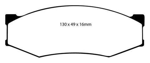 EBC 90-93 Infiniti M30 3.0 Redstuff Front Brake Pads - DP3538C