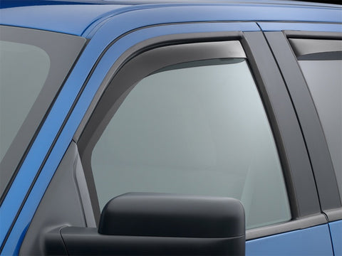 WeatherTech 2004 Ford F-150 SuperCrew Front & Rear Side Window Deflectors - Dark Tint - 84697IM