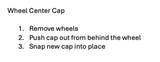 APR Center Cap 1 - Plastic - Cast - Black Satin - Z1003510