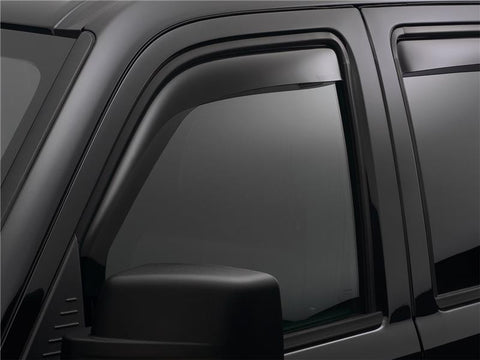 WeatherTech 15+ Jeep Renegade Front Side Window Deflectors - Dark Smoke - 80783