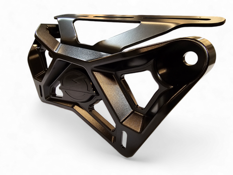 Elektric Offroad 2017+ Can Am X3 Maverick Front Shock Mount Brace W/ Light Mount Anodized Black - SMB210023