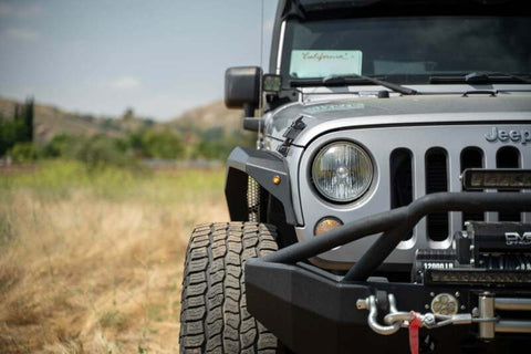 DV8 Offroad 07-18 Jeep Wrangler JK Armor Fender Flares - FDJK-09