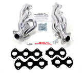 JBA 05-10 Ford F-Series 6.8L 3V V10 1-1/2in Primary Silver Ctd Cat4Ward Header - 1670SJS