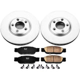 Power Stop 03-04 Jaguar S-Type Front Z17 Evolution Geomet Coated Brake Kit - CRK1353