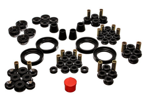 Energy Suspension 92-96 Honda Prelude Black Hyper-Flex Master Bushing Set - 16.18106G