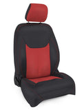 PRP 13-18 Jeep Wrangler JK Front Seat Covers/2 door or 4 door (Pair) - Black/Red - B022-05