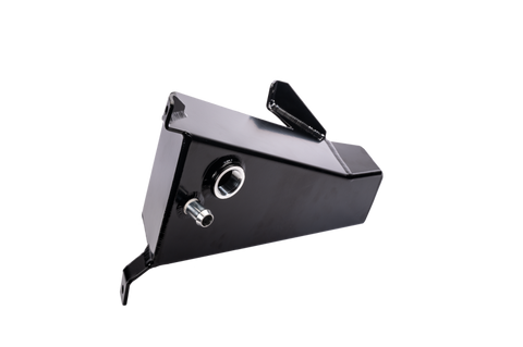 Fleece Performance 19-24 Ram 2500-3500 Cummins 6.7L Aluminum Replacement Coolant Tank (Black) - FPE-CUMM-CLNT-TNK-1924