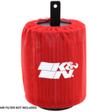 K&N 04-05 Honda TRX450R Round Straight Red Air Filter Wrap - HA-4504PR
