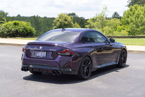 Dinan 23-26 BMW M240i/M240i xDrive (G42) Valved Axleback Exhaust System - Black Tips - D660-0098-BLK