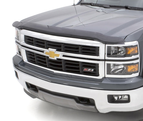 AVS 14-15 Chevy Silverado 1500 High Profile Bugflector II Hood Shield - Smoke - 25121